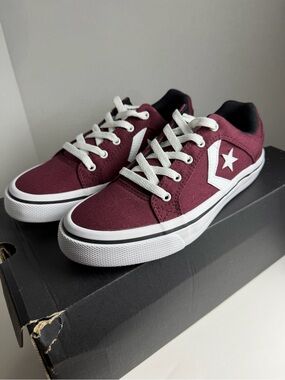 CONVERSE Sneakers Burgundy All Star Canvas El Distrito 159792C M 6 W 7.5 New